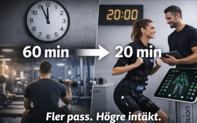 Från 60 min träning till 20 – tekniken som förändrarträningsbranschens lönsamhet